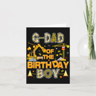 Carte Papa de l'enfant fêté ouvrier du bâtiment