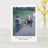 Carte Papa de souffle (Fleur jaune)