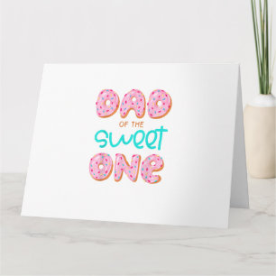 Carte Papa de Sweet One Premier Anniversaire Famille Ass