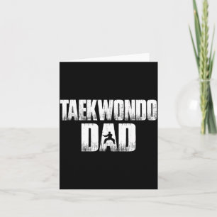 Carte Papa de Taekwondo - Fête des Pères Papa Arts Marti