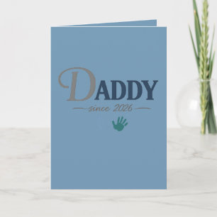 Carte Papa depuis 2026 Cadeau de papa pour la fête des p