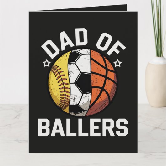 Carte Papa des joueurs de balle (Devant)