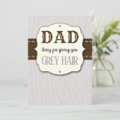 Carte Papa, Désolé De T'Avoir Donné Fête des pères De Ch (Debout devant)