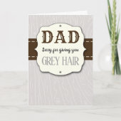 Carte Papa, Désolé De T'Avoir Donné Fête des pères De Ch (Devant)