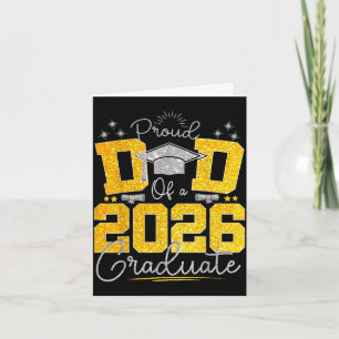 Carte Papa diplômé senior 2026 papa fier d'un 2026