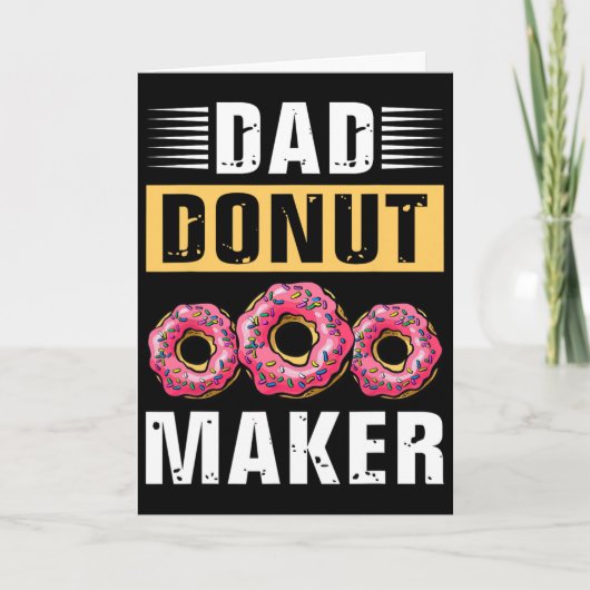 Carte Papa Donut Maker Fête des Pères (Devant)