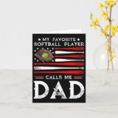 Carte Papa Doux Mon Joueur Softll Préféré M'appelle Papa (Fleur jaune)