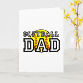 Carte Papa du base-ball (Fleur jaune)