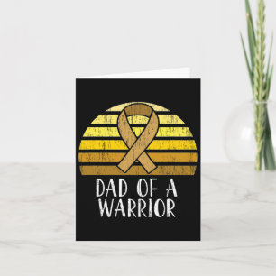 Carte Papa D'Un Guerrier Sensibilisation Au Cancer Chez