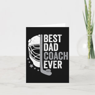 Carte Papa entraîneur jamais Hockey de la fête des pères