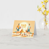 Carte Papa et Papa (Fleur jaune)