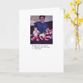 Carte Papa et Popsicles (Fleur jaune)