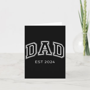 Carte Papa Établi 2024 Papa Attend Bébé