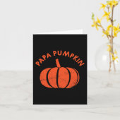 Carte Papa Famille Citrouille pour l'automne automne Hal (Fleur jaune)