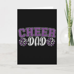 Carte Papa fier de la cheerleader Mon cheerleader préfér