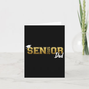 Carte Papa fier d'un diplômé de 2025 Cl de 2025 Senior G
