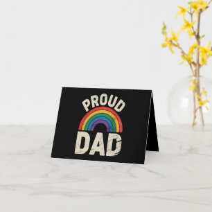 Carte Papa fier LGBTQ Fierté Gay Fierté LGBTQ Allié Fête
