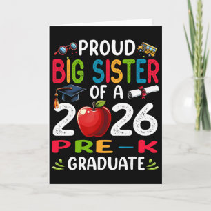 Carte Papa fière de la promotion 2026 de pré-maternelle