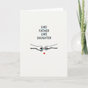 Carte Papa-Fille Pleine d'Emotion