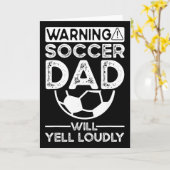 Carte Papa footballeur _7 (Fleur jaune)