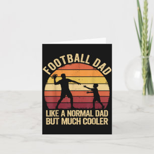 Carte Papa footballeur comme un papa normal mais beaucou