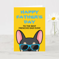 Papa Frenchie Fête des Pères French Bulldog Noir e