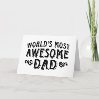 Carte Papa génial