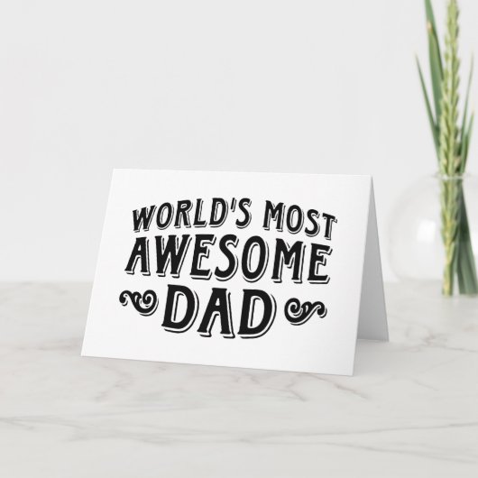 Carte Papa génial (Devant)