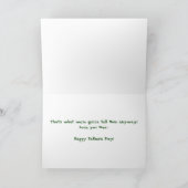 Carte Papa, Golf est dans ton ADN ! (Intérieur)