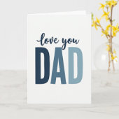 Carte Papa Graduation Navy (Fleur jaune)