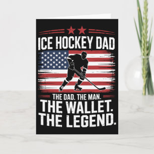 Carte Papa Hockey Le Portefeuille, Père de Hockey sur Gl