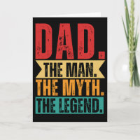 Papa homme mythe légende drôle rétro en détresse