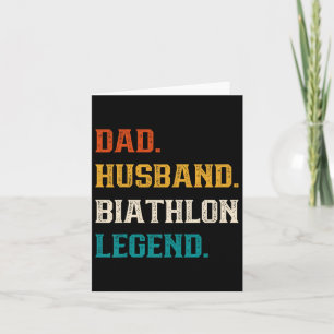Carte Papa Husbynd Biathlon Légende Biathlon Lover