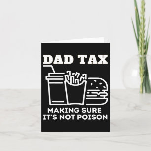 Carte Papa Impôt S'assurer que ce n'est pas Poison Fête