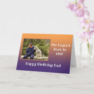 Carte Papa Joyeux Anniversaire N'Importe Quelle Année En