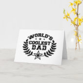 Carte Papa le plus froid du monde (Fleur jaune)