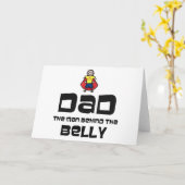 Carte Papa, l'homme derrière le ventre (Fleur jaune)