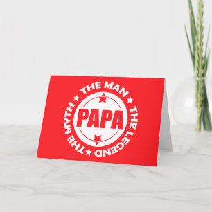 Carte Papa. L'homme. Le mythe. La légende.