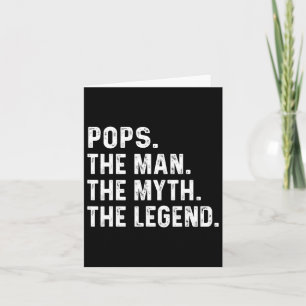 Carte Papa L'Homme Le Mythe La Légende Cadeau de la Fête