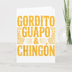 Carte Papa Mexicain Gordito Guapo Y Chingon Cadeau Homme