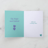 Carte Papa Nous t'aimons voeux d'anniversaire (Intérieur)