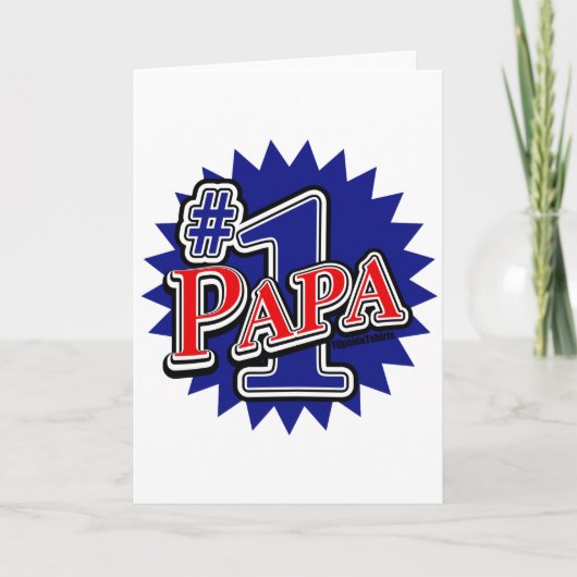 Carte Papa numéro un (Devant)
