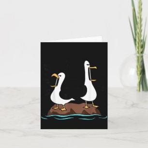 Carte Papa Où est Maman Drôle Papa Mouette Humour Fête d