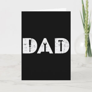 Carte Papa Outils Pratiques Drôle Fête des Pères Mécanic