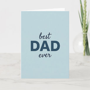 Carte Papa Parfait pour Toujours Paisible
