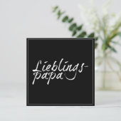 Carte Papa préféré - écriture blanche 00001 (Debout devant)