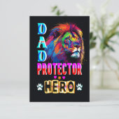 Carte Papa Protector Hero (Debout devant)