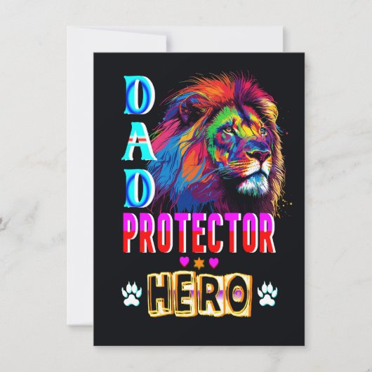 Carte Papa Protector Hero (Devant)