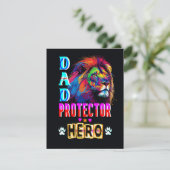 Carte Papa Protector Hero (Debout devant)