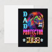 Carte Papa Protector Hero (Devant / Derrière)